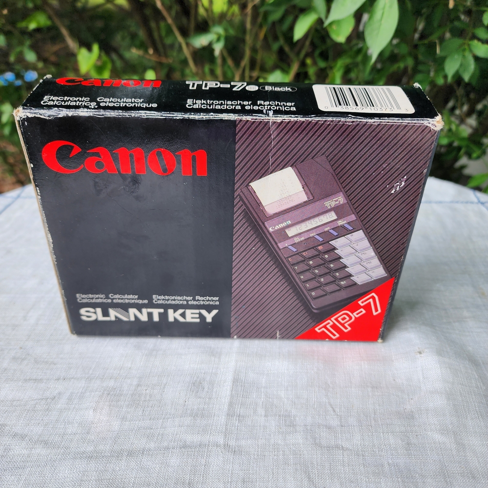 Canon TP-7 Electronic Calculator in Black